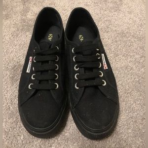 Black sneakers Superga